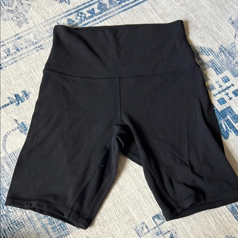 Lululemon Athletica Black Athletic Shorts High-Waisted